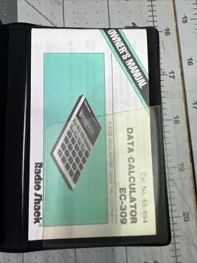 EC-309 RADIOSHACK Radio Calculator Holder #3