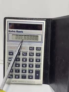 EC-316 RADIOSHACK Radio Conversion Solar Calculator Manual #3 EC-316 RADIOSHACK Radio Conversion Solar Calculator Manual #3