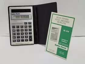 EC-316 RADIOSHACK Radio Conversion Solar Calculator Manual EC-316 RADIOSHACK Radio Conversion Solar Calculator Manual