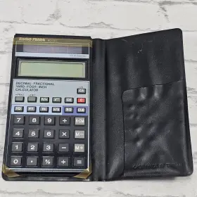 EC-317 RADIOSHACK Radio Solar Calculator Decimal Fractional #2