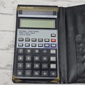 EC-317 RADIOSHACK Radio Solar Calculator Decimal Fractional #3