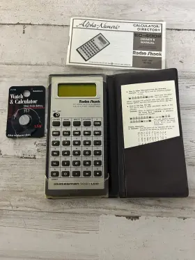 EC-4002 RADIOSHACK Radio Pocket Calculator Manual