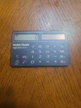 EC-408 RADIOSHACK Radio Micro Solar Calculator