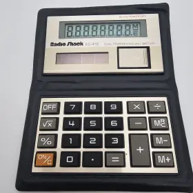 EC-416 RADIOSHACK Radio Solar Calculator