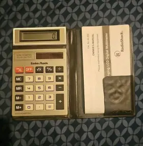 EC-417 RADIOSHACK Radio Calculator Solar Cover