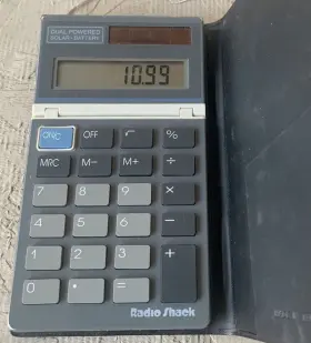EC-424 RADIOSHACK Radio Dual Calculator Cat #2