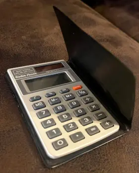 EC-444 RADIOSHACK Radio Pocket Calculator Taiwan Great #3
