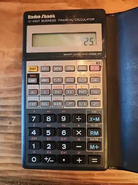 EC-5001 RADIOSHACK Radio Financial Calculator #3