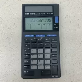 EC-5500 RADIOSHACK Radio Financial Solar Calculator Student #3