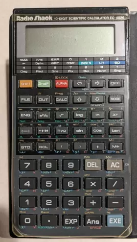 EC4026 RADIOSHACK Radio Scientific Calculator #3