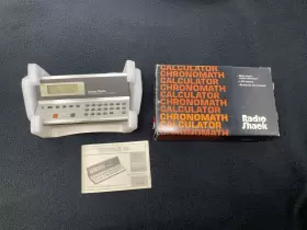 LCD-EC-301 RADIOSHACK Radio Chronomath Box Manual