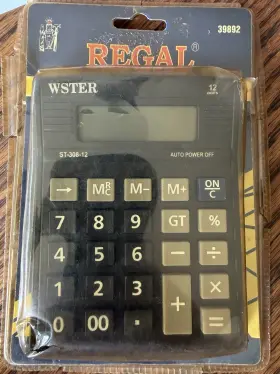 Regal 39892 Vintage Brand Pocket Calculator With Original Box