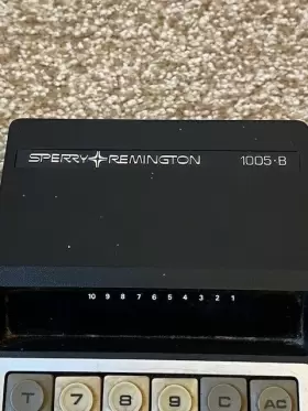 1005B REMINGTON Sperry Calculator Digits #2
