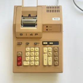 814P RICOH Desktop Printing Calculator Adding