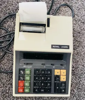 210PD ROYAL Electric Calculator
