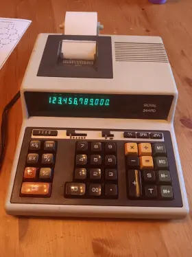 244PD ROYAL Electic Calculator Adding