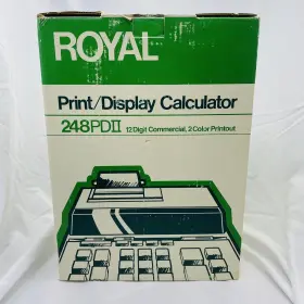 248PD2 ROYAL Print Display Calculator Adding Box #3