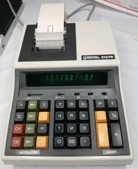 310PD ROYAL Desktop Printing Calculator Adding