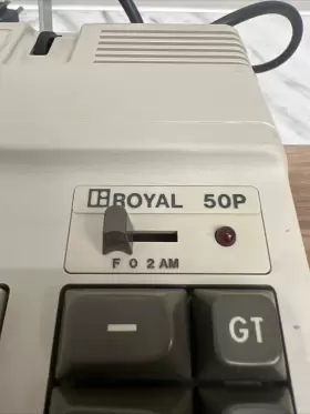 350A ROYAL Desktop Calculator Adding #3