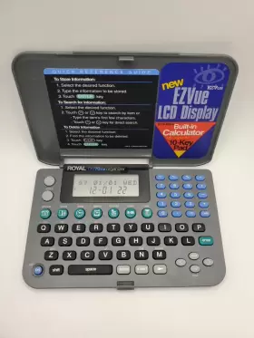 DM70NX ROYAL ELECTRONIC ORGANIZER Ezvue Lcd Display