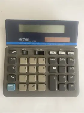 LD105 ROYAL Dual Power Calculator