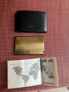 SOLAR-40 ROYAL Calculator Manual Wear Spot Great #2