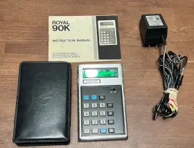 UA120 ROYAL Calculator Lcd Power Cord Manual