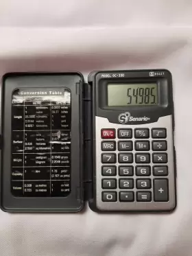 OC-330 SANARIO Senario Pocket Calculator #2