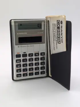 2591M SANYO Solar Pocket Calculator Manual
