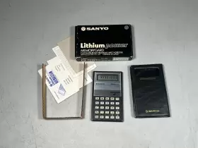 7215T SANYO Lithium Power Calculator Box Inserts