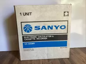8006R SANYO Calculator Cassette Recorder