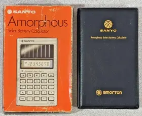 CX2520 SANYO AND RADIO SHACK Calculators Amorphous Solar #2