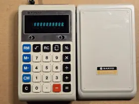 CX-0102 SANYO Snap Calculator Cover