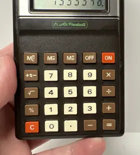 CX-1231 SANYO Calculator #3