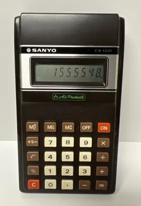 CX-1231 SANYO Calculator