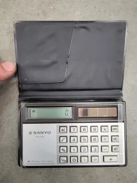 CX-2570 SANYO Solar Calculator
