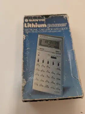 CX-7219T SANYO Lithium Power Calculator Quartz Chronograph