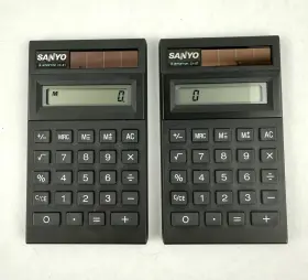 CX-81 SANYO Amorton Pocket Solar Calculators