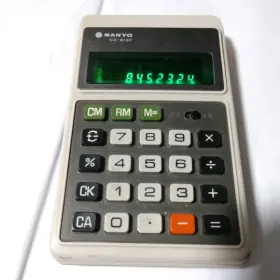 CX-8137 SANYO Calculator Led Digital #2
