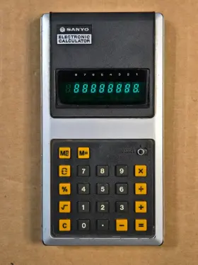 CX-8192 SANYO Calculator Great