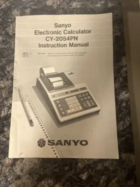 CY-2054PN SANYO Calculator #3