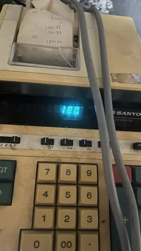 CY3100DP SANYO Cy Dp Desktop Calculator Paper Great