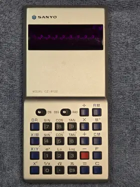 CZ-8102 SANYO Calculator Battery Cover