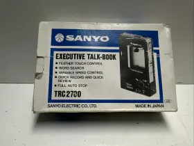 TRC2700 SANYO Executive Talk Book Tape Recorder Player