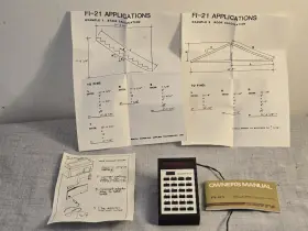 FI-21 SCAT Feet Calculator Power Supply Manuals