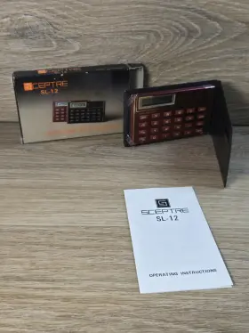 SL-12 SCEPTRE SOLARIS Solar Power Calculator Sl
