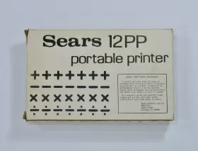12PP SEARS Printing Calculator Box Roebuck