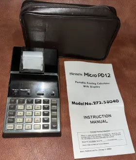 272.58010 SEARS Calculator Printer