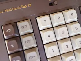 272.58090 SEARS Mini Desk Top Printing Calculator #2