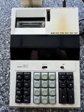 272.58750 SEARS Display Printing Calculator Paper